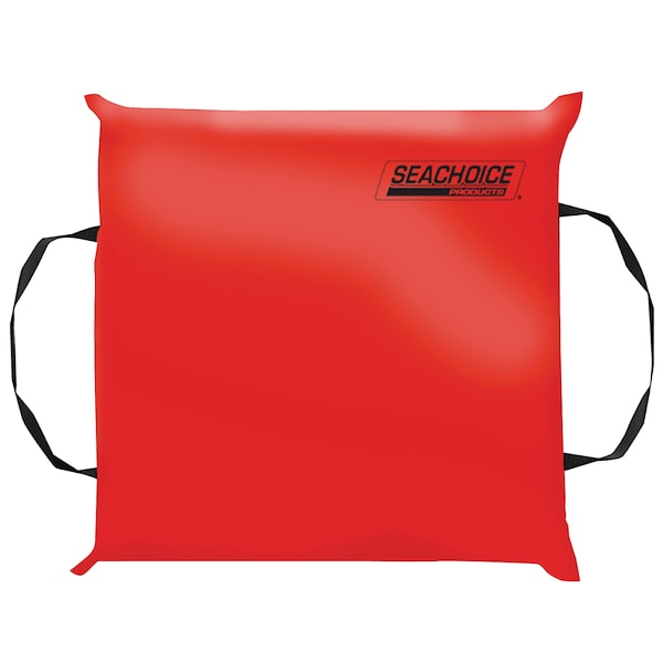 Seachoice Type IV USCGA Foam Safety Cushion - Red, 15" x 15" 44940 - main